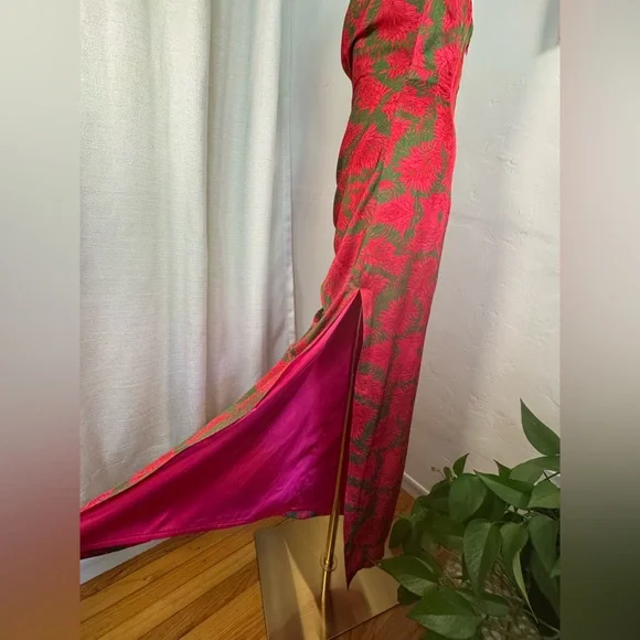 NWT GIGIIS Strapless Floral Gown – Pink/Green – Size S - Picture 5 of 12